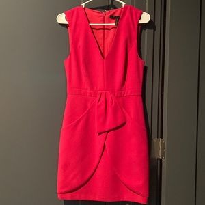 Hot pink BCBGMAXAZRIA dress